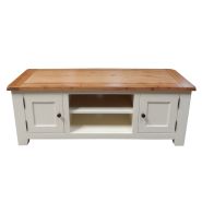 See more information about the Oak 1 Shelf 2 Door TV Unit - Cream