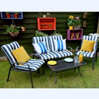 See more information about the 4 Piece Patio Set Garden Furniture Marbury