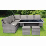 See more information about the Harlington Corner Sofa Set Garden Furniture