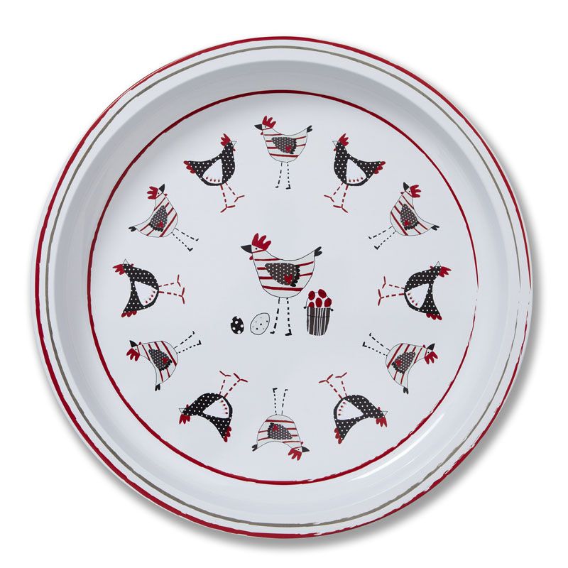 Round Tin Tray Chicken