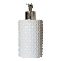 See more information about the Embossed Ceramic Glazed Liquid Soap Dispenser