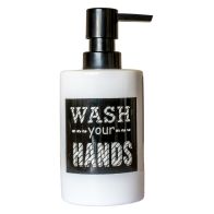 See more information about the "Wash Your Hands" Ceramic Liquid Soap Dispenser