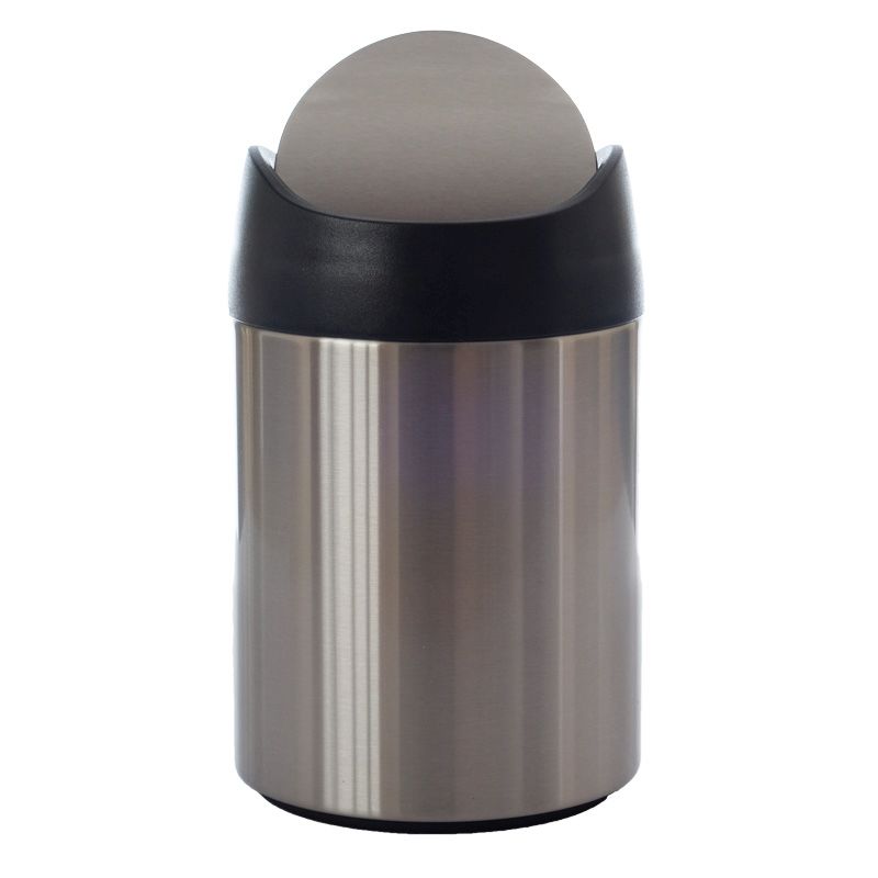 1.5L Stainless Steel Table Waste Bin