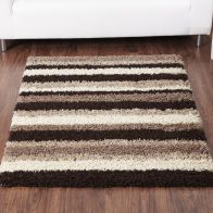 See more information about the Rug Sienna Stripe Chocolate & Natural (160 x 225 cm)