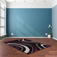 See more information about the Rug Rapello Canyon Black & Lilac (160 x 225 cm)