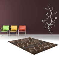 See more information about the Rug Marrakesh Brown & Turquoise (160 x 225 cm)