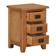 See more information about the Somerset 3 Drawer Bedside Table