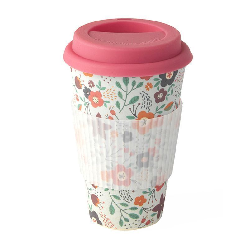 Coffee Travel Mug Poppy Flowers