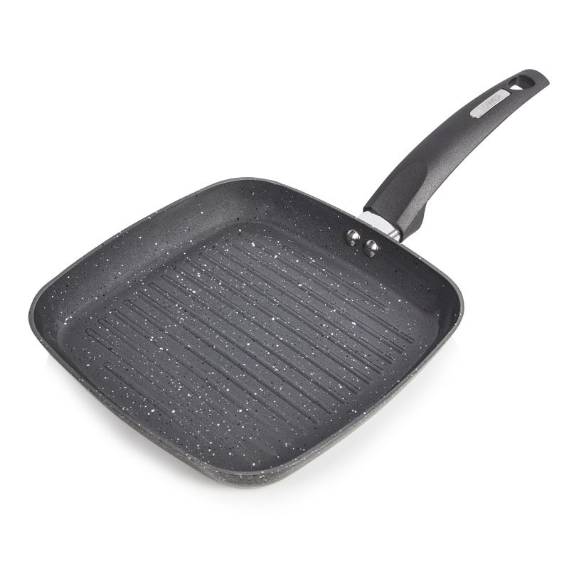 25cm Grill Pan Ceramic Coating Graphite