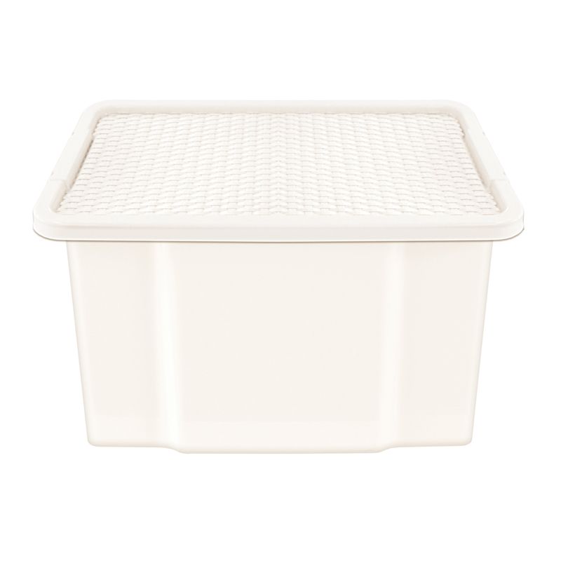 27 Litre Storage Box Cream Base