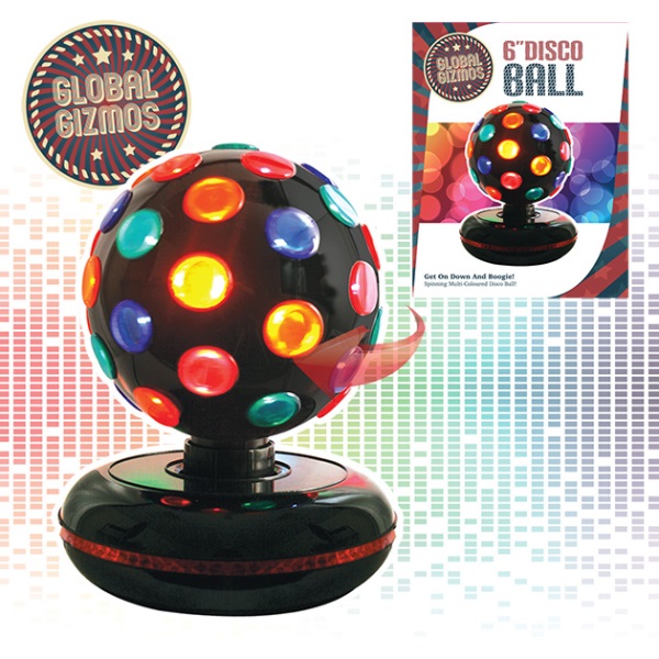 6 Inch Disco Ball Black