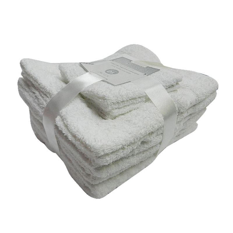 Toronto Bath Towel 10 Piece Bale Set (White)