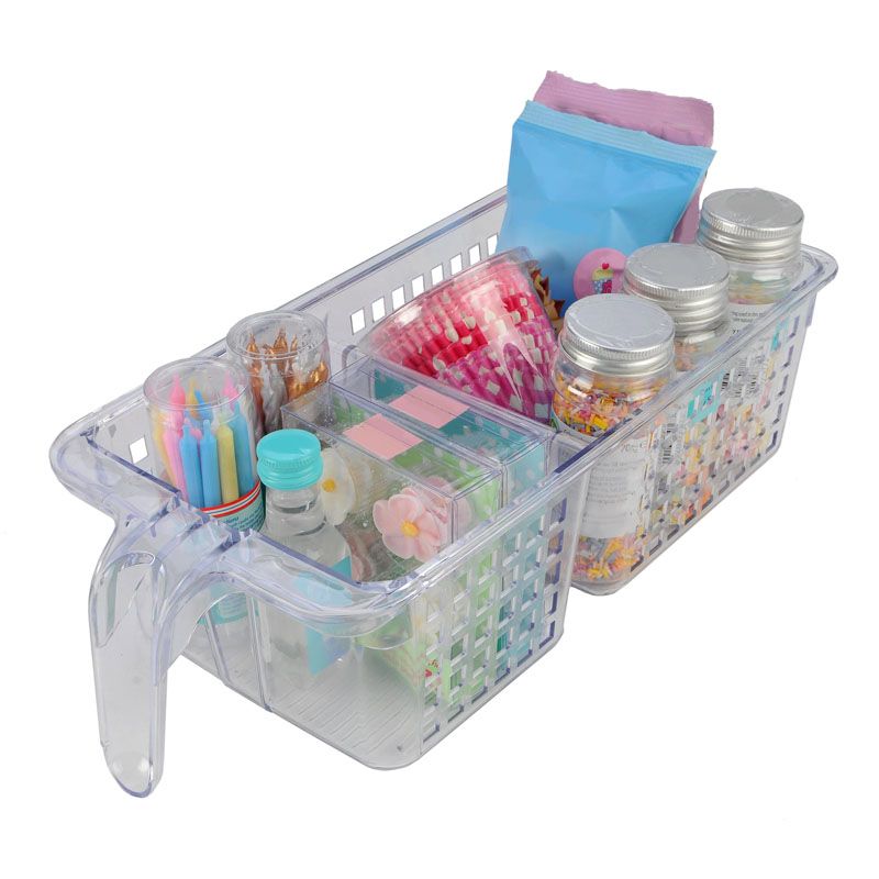 Basket Divided 2 Section Kitchen Organiser