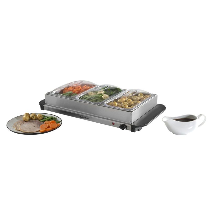 Three Tray Buffer Server Hot Plate