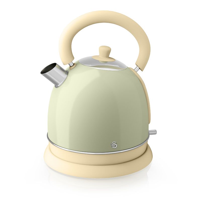 1.8 Litre Retro Dome Kettle Green