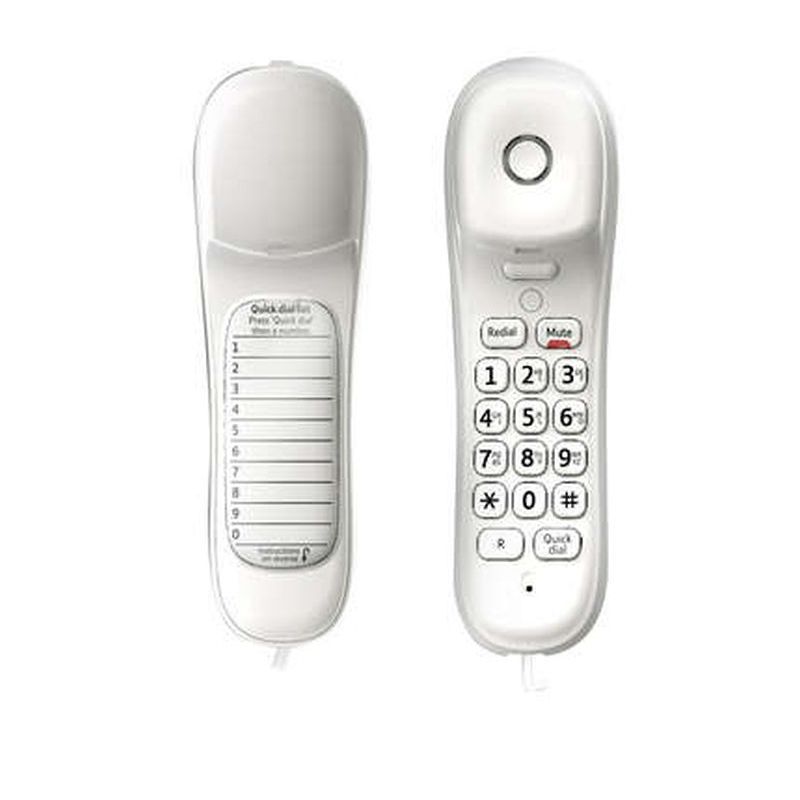 Corded Telephone White DUET210