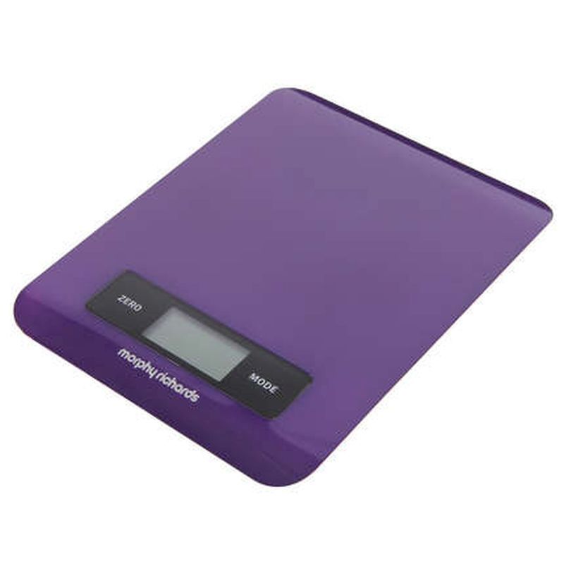 Morphy Richards Electronic Kitchen Scale Plum 46183