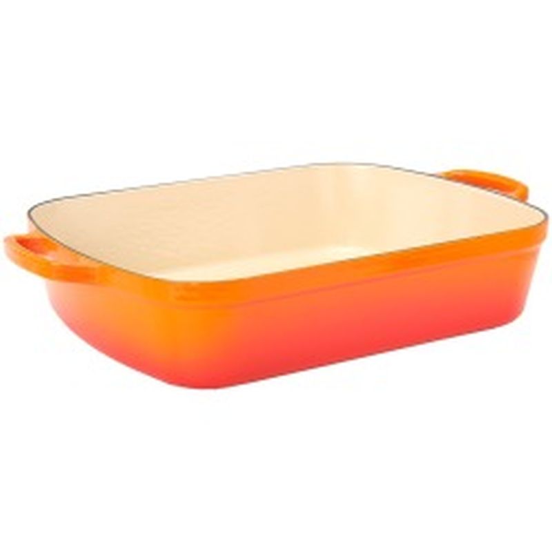 Large Rectangular Roaster - Orange