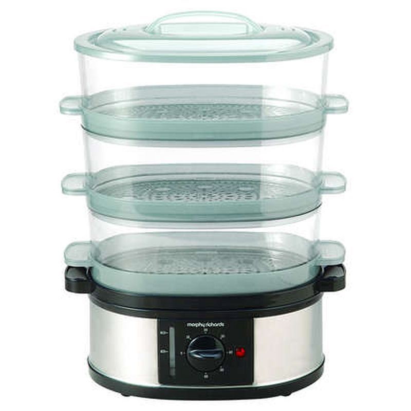 Morphy Richards 3 Tier Steamer 48755