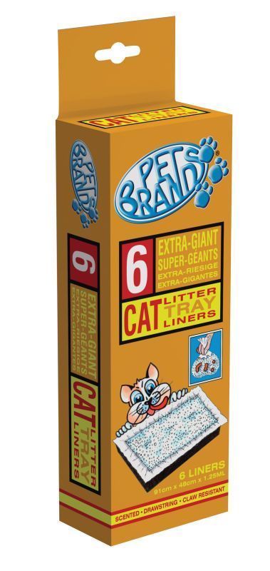 Cat Litter Liners Ex-Giant 6 Pack