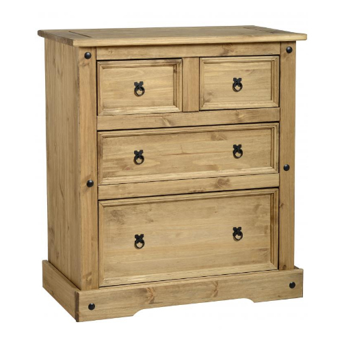 Corona 2+2 Drawer Chest