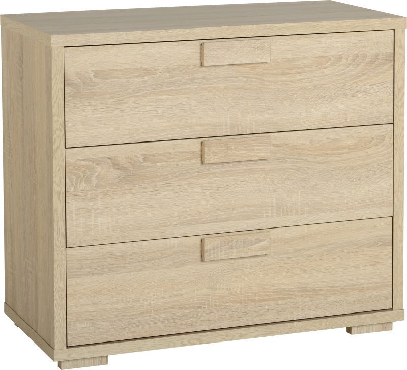 Cambourne 3 Drawer Chest - SONOMA OAK