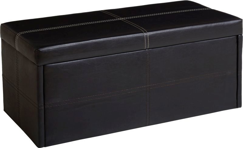 Unity Ottoman Storage Stool - EXPRESSO BROWN