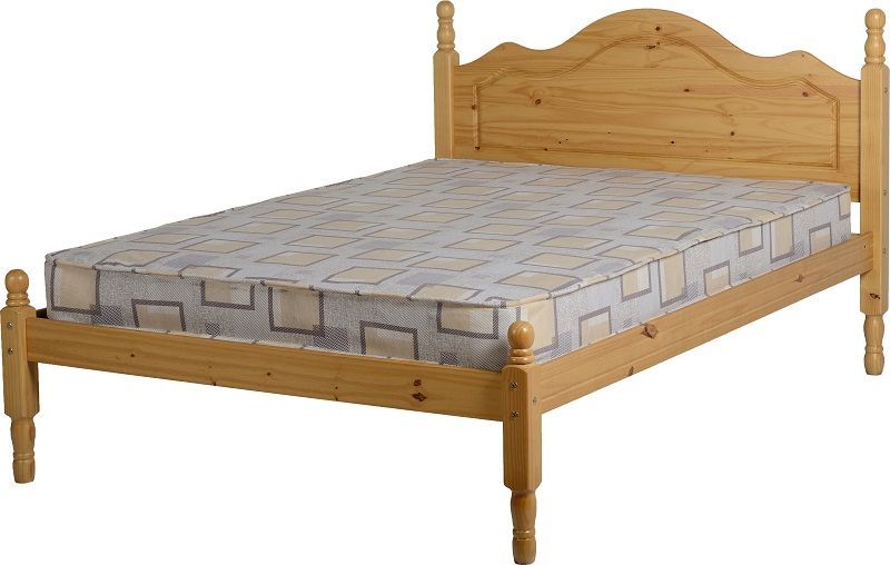 Sol Double Bed - Antique Pine