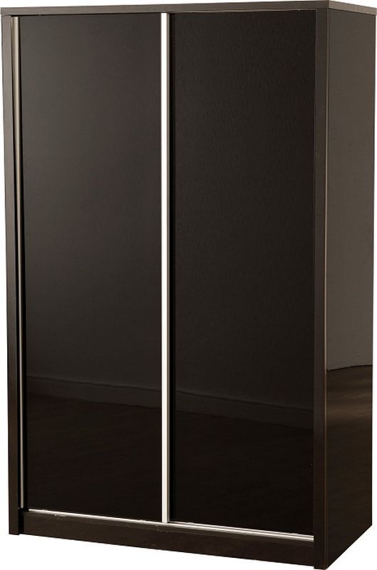 Charisma 2 Door Sliding Wardrobe -BLACK GLOSS