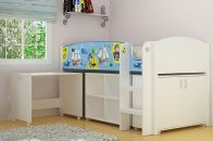 See more information about the Pirate Study Single Bunk Bed - White