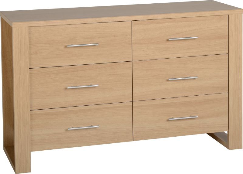 Kingston 6 Drawer Chest - EURO OAK