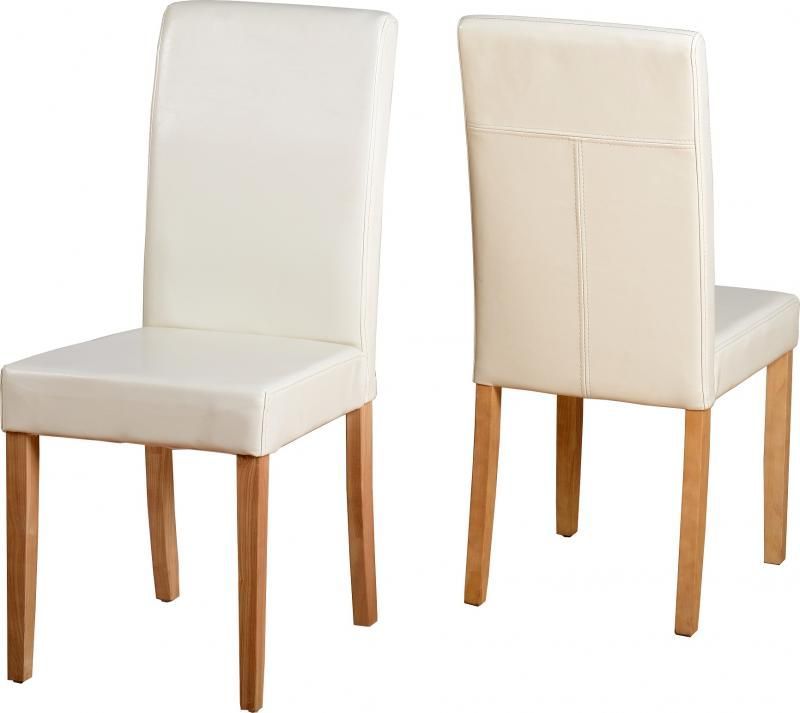 G3 Leather Style Dining Chair - CREAM