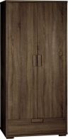 See more information about the Cambourne 2 Door 1 Drawer Wardrobe - DARK SONOMA OAK