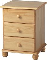 See more information about the Sol 3 Drawer Bedside Chest