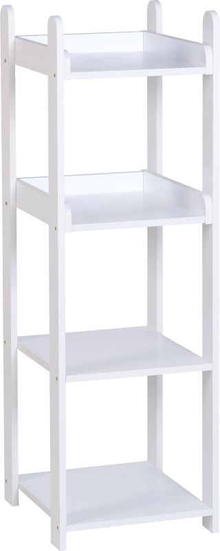 Lollipop 4 Shelf Unit - WHITE/WHITE