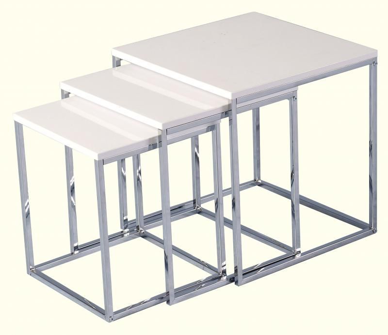 Charisma Nest of Tables - WHITE GLOSS