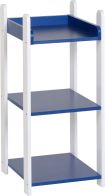 See more information about the Lollipop 3 Shelf Unit - WHITE/BLUE