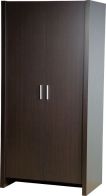 See more information about the Denver Bedroom Wardrobe (2 Door) - EXPRESSO BROWN