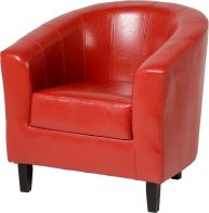 See more information about the Tempo Tub Chair - RUSTIC RED