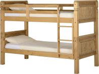 See more information about the Corona Single Bunk Bed - Distressed Waxed Pine