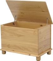 See more information about the Sol Blanket/Toy Box - ANTIQUE PINE