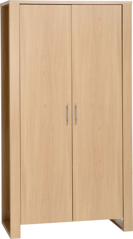 Kingston Modern Wardrobe (2 Door) - EURO OAK