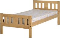 See more information about the Rio Single Bed - Distressed Waxed Pine