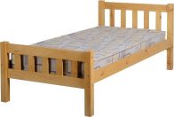 See more information about the Carlow Single Bed - Antique Pine