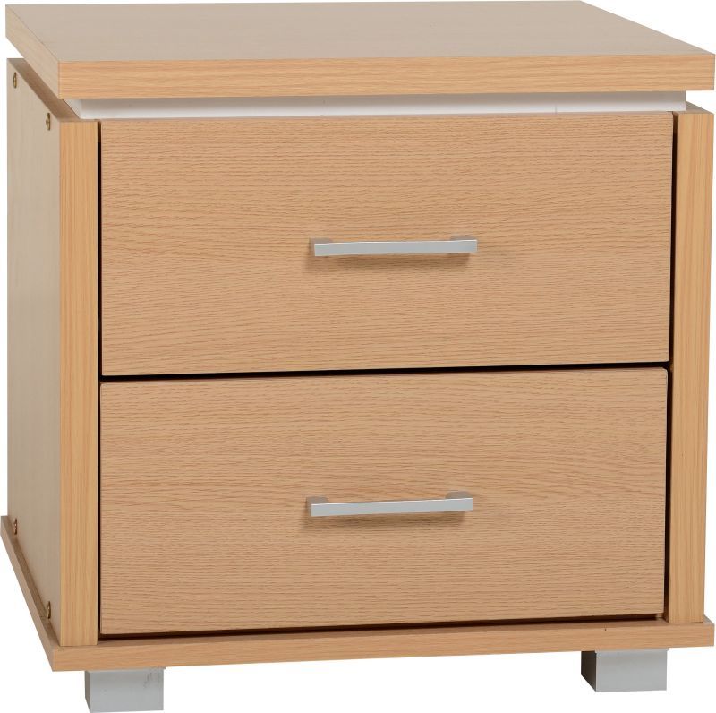 Julia 2 Drawer Bedside Chest