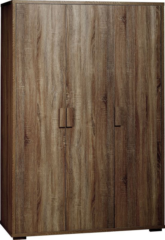 Cambourne Wardrobe (3 Door) - DARK SONOMA OAK