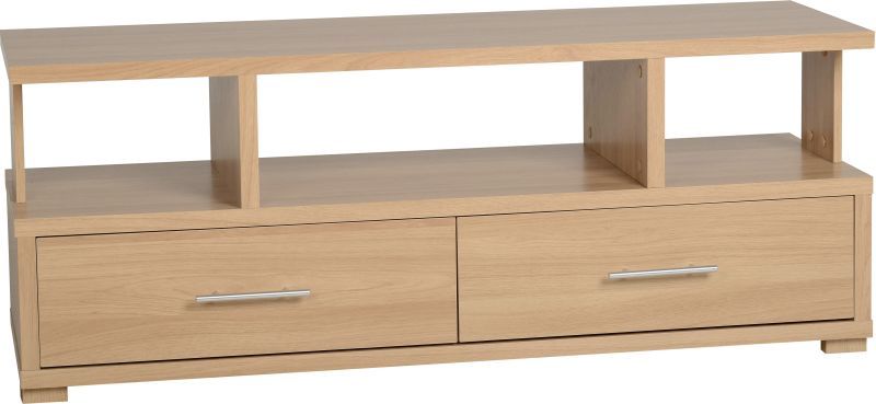 Kingston Flat Screen TV Unit (2 Drawer) - EURO OAK