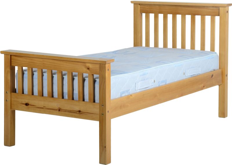 Monaco Single Bed - Antique Pine