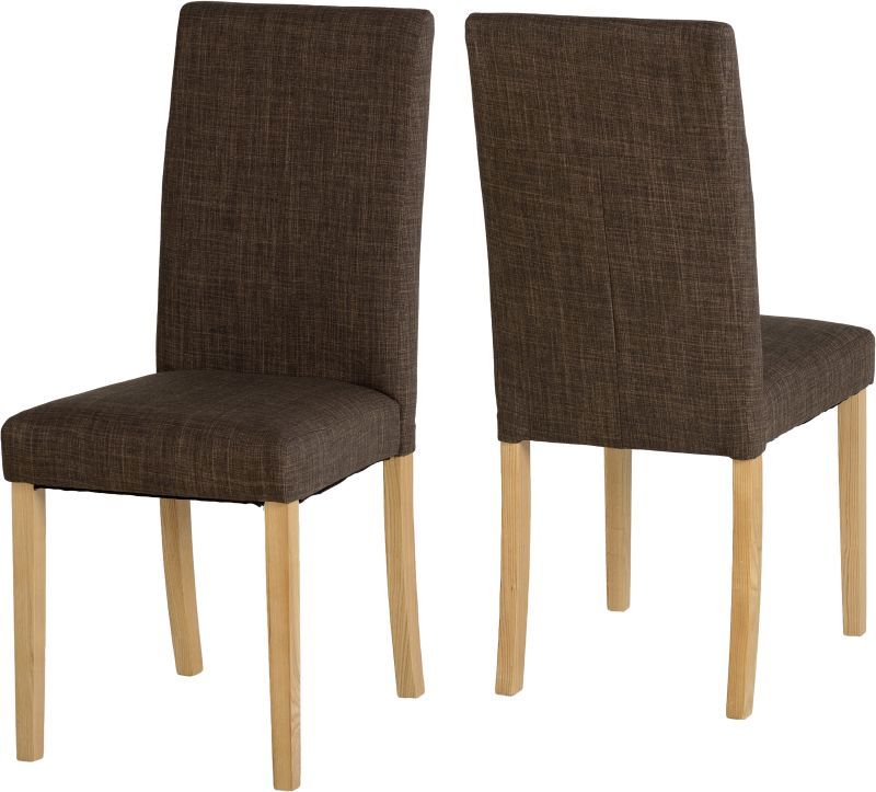 G3 Dining Chair - DARK BROWN FABRIC