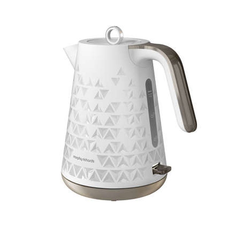 Textured Jug Kettle whte